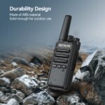 Lot de 2 Talkie-Walkie RT668B sans licence (PMR446/FRS), construction robuste, appels sécurisés – Image 5