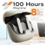 Écouteurs intra-auriculaires sans Fil Bluetooth 5.4 TWS, latence ultra faible, suppression du bruit ENC – Image 3