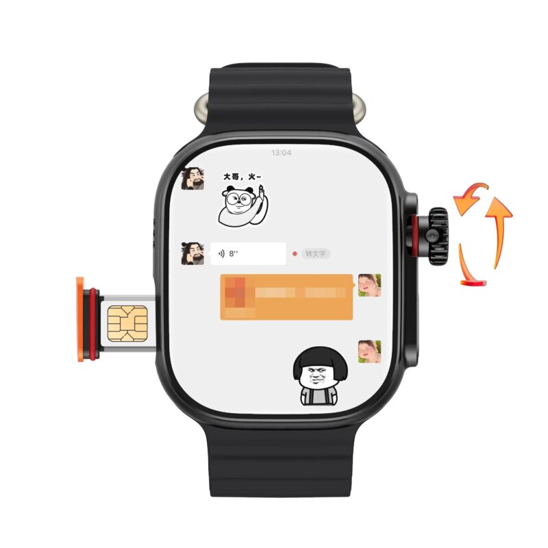 182775-pyw5m8.jpg Montre connectée CDS9 Ultra 4G, écran 2,2″ AMOLED, 32GB RAM, 256GB ROM, SIM 4G, Android 9 – Image 2