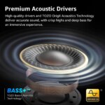 Écouteurs intra-auriculaires sans fil Crystal Pods, Bluetooth 5.4, Micro ENC AI, ANC, appels clairs avec étui transparent – Image 5