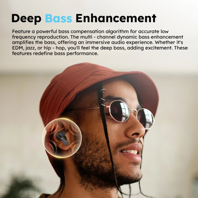 Écouteurs W7 ANC TWS, Bluetooth 5.4,  réduction de bruit 35dB, basses puissantes, IPX4, 30H d'autonomie – Image 5