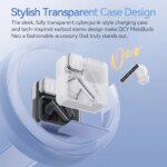 Écouteurs sans fils MeloBuds Neo, Bluetooth 5.3 TWS, 4 Micros ENC, affichage LED, connexion multipoint et son Haute Définition – Image 2