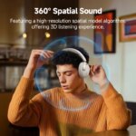 Casque sans fil H3 Pro ANC, Bluetooth 5.4, haute résolution avec ANC 50dB, audio spatial 3D – Image 5