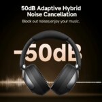 Casque sans fil H3 Pro ANC, Bluetooth 5.4, haute résolution avec ANC 50dB, audio spatial 3D – Image 2