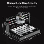 Fraiseuse CTT3018 CNC 2-en-1 de précision, multi-usages avec carte de contrôle 32 bits, compacte et évolutive – Image 3