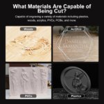 Fraiseuse CTT3018 CNC 2-en-1 de précision, multi-usages avec carte de contrôle 32 bits, compacte et évolutive – Image 6