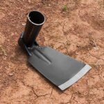 Petite houe agricole en acier au manganèse – outil robuste et polyvalent pour desserrer le sol, désherber et entretenir votre jardin avec confort et efficacité – Image 4