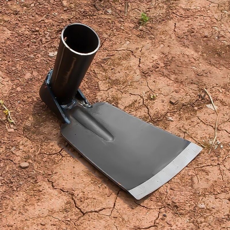 Petite houe agricole en acier au manganèse – outil robuste et polyvalent pour desserrer le sol, désherber et entretenir votre jardin avec confort et efficacité – Image 4