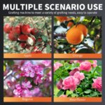 Sécateur de greffage professionnel avec lame en SK5 et manche en alliage d'aluminium, outil de coupe précis pour greffes et élagage des arbres fruitiers – Image 5