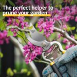Sécateur de jardin professionnel 21 cm, lame en acier carbone trempé, coupe 10 mm, poignée confort en PVC, idéal pour arbres fruitiers et bonsaïs – Image 4