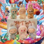 Labubu figurine en peluche décorative, 20 cm avec boucle de suspension – Image 2