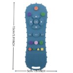 Anneau de dentition silicone bébé, forme télécommande, manette de jeux, sans latex (0-24 mois) – Image 2
