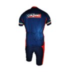 Ensemble Maillot Cyclisme Rétro, Cuissard à Bretelles avec Coussin 9D, Style Équipe Classique – Image 11