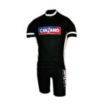 Ensemble Maillot Cyclisme Rétro, Cuissard à Bretelles avec Coussin 9D, Style Équipe Classique – Image 13