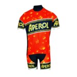 Ensemble Maillot Cyclisme Rétro, Cuissard à Bretelles avec Coussin 9D, Style Équipe Classique – Image 7