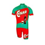 Ensemble Maillot Cyclisme Rétro, Cuissard à Bretelles avec Coussin 9D, Style Équipe Classique – Image 6
