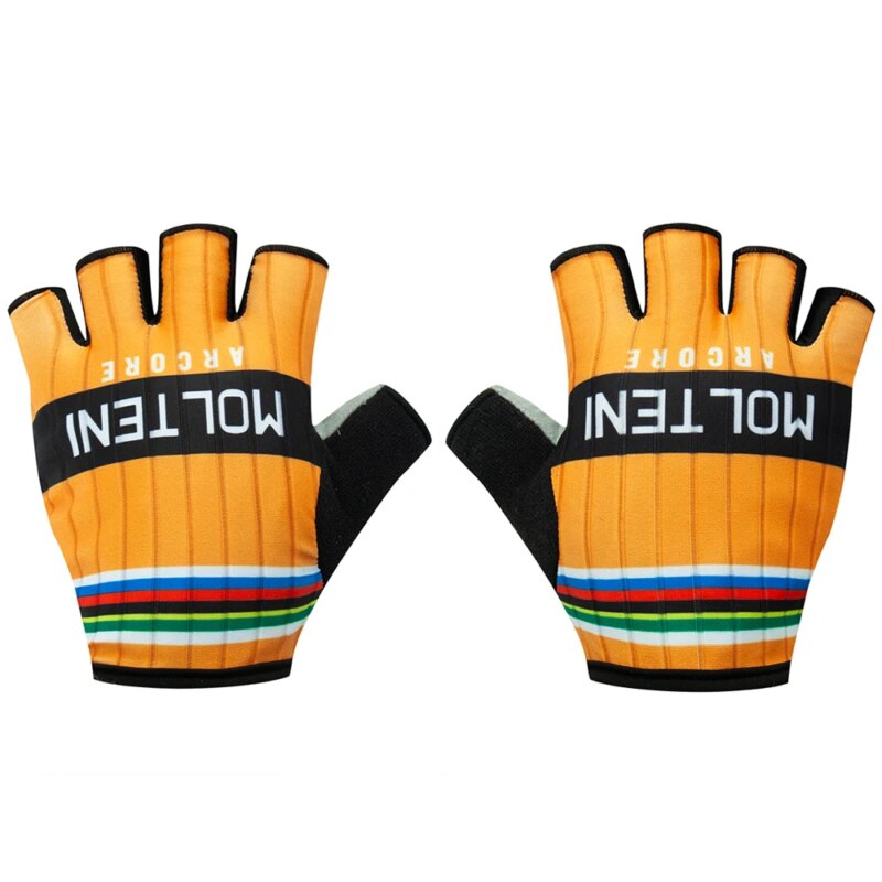 Gants de Cyclisme demi-doigt rétro unisexes, collection vintage légendaire – Image 8