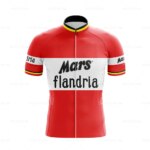 Ensemble Maillot de cyclisme rétro Mars Flandria, cuissard à bretelles avec coussin 9D – Image 3