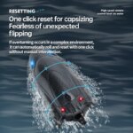 Bateau télécommandé Turbojet 2.4GHz, jusqu'à 40 km/h, refroidi à l’eau, étanche, LED, 14+ – Image 6