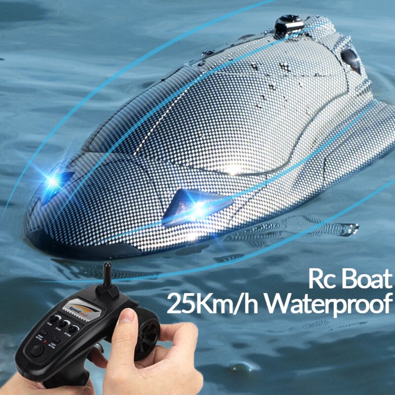 Bateau télécommandé Turbojet 2.4GHz, jusqu'à 40 km/h, refroidi à l’eau, étanche, LED, 14+ – Image 2