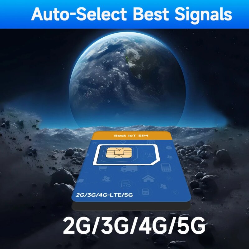 Carte SIM IoT 360 Mo, Compatible Talkie-Walkie POC, paiement POS, valable jusqu'à 1 an, Multi-pays Europe – Image 4