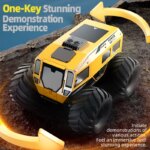 Voiture télécommandée 4x4 amphibie, double Contrôle 2.4G, Tout-Terrain & Étanche, démo Automatique & Drift 360° – Image 4