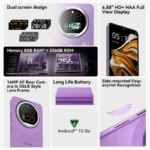 Smartphone IIIf150 Action A5 Pro, Double écran 6,88", 8Go ram, 256Go, IP68, 5100mAh, Android 15 – Image 6