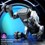 Robot Chien Intelligent RC Mecha Dog télécommandé, Programmable, Tir de Projectiles, Effets LED, Contrôle Tactile et Vocal, Multiterrain, Jouet High-Tech – Image 5