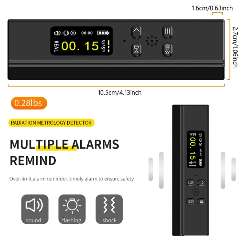 Détecteur de rayonnement portable, Compteur Geiger, Gamma Bêta X – Image 5
