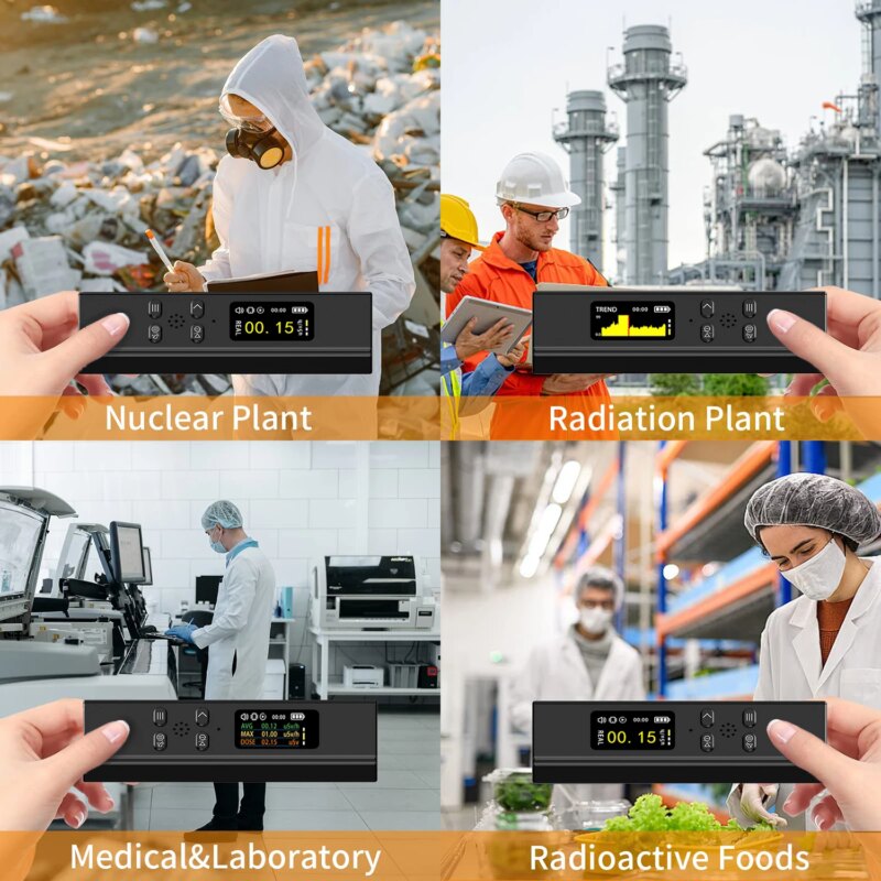 Détecteur de rayonnement portable, Compteur Geiger, Gamma Bêta X – Image 3