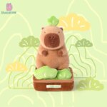 Peluche capybara plante, jouet doux en coton, décoratif et oreiller doux, 30 cm – Image 2