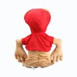Peluche E.T. l’Extraterrestre en sweat rouge, coton PP doux, 28 cm – Image 3