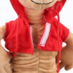 Peluche E.T. l’Extraterrestre en sweat rouge, coton PP doux, 28 cm – Image 5