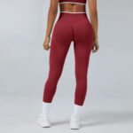 Legging Statement scrunch taille en V, effet galbant, tissu doux, plusieurs coloris – Image 5
