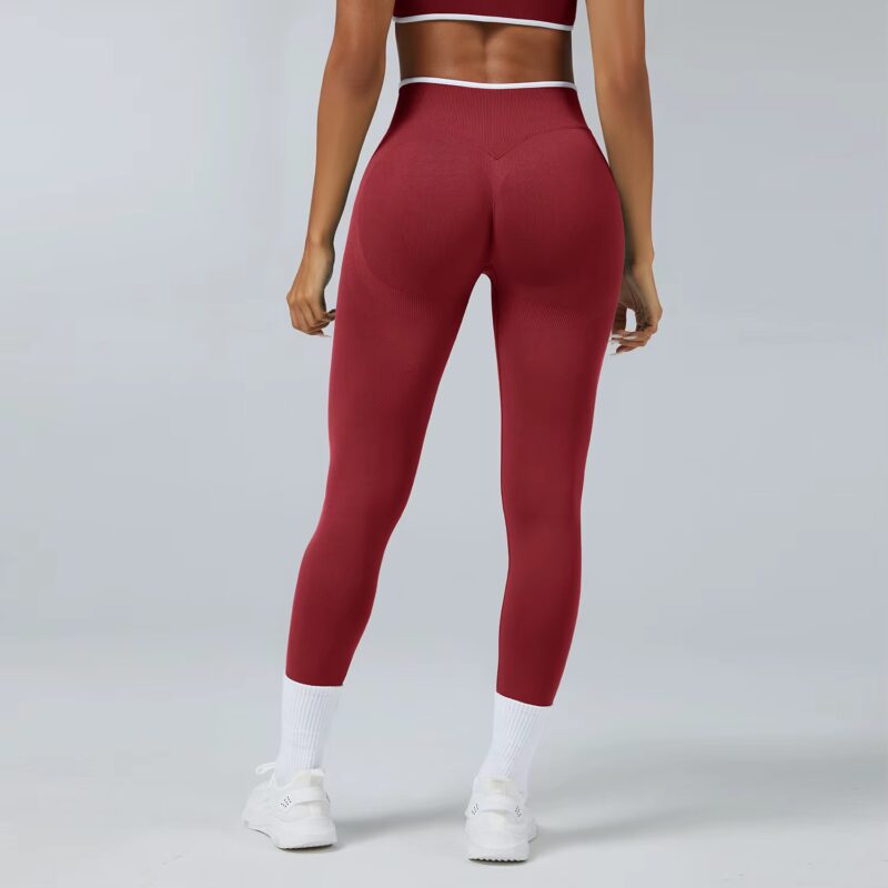 S1664c2988b2d44bbb43983f8df6fa5f2r Legging Statement scrunch taille en V, effet galbant, tissu doux, plusieurs coloris – Image 5