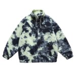 Parka sherpa en laine d’agneau synthétique, style streetwear Harajuku, chaude, oversize, col montant, fermeture éclair – Image 9