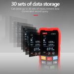 Scanner mural 4-en-1, Détecteur métal, câbles AC, bois et Laser 40 m – Image 4