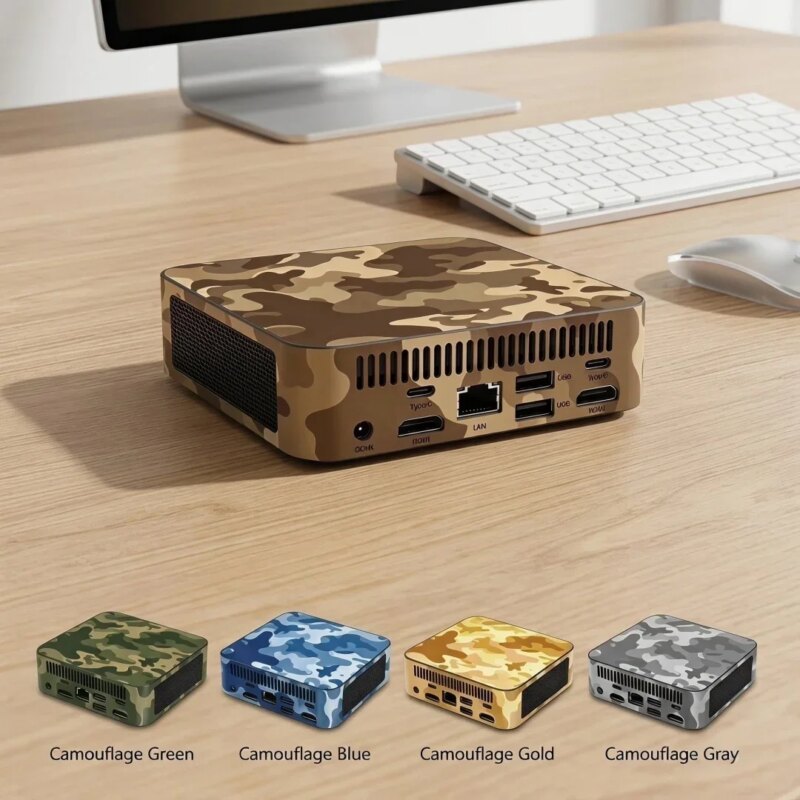 Mini PC Intel Core i9-10980HK, jusqu’à 16 Go RAM / 2 To, Wi-Fi 6, Bluetooth 5.2, Triple écran 4K – Image 2