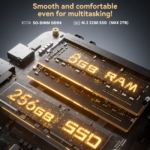 Mini PC NiPoGi E1, AMD Ryzen 3 3250U, 8 Go RAM, SSD 256 Go, Windows 11 Pro – Image 3