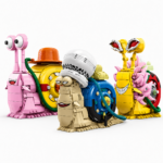 Den Den Mushi One Piece – Figurines en Blocs à Construire Luffy, Doflamingo & Trafalgar Law