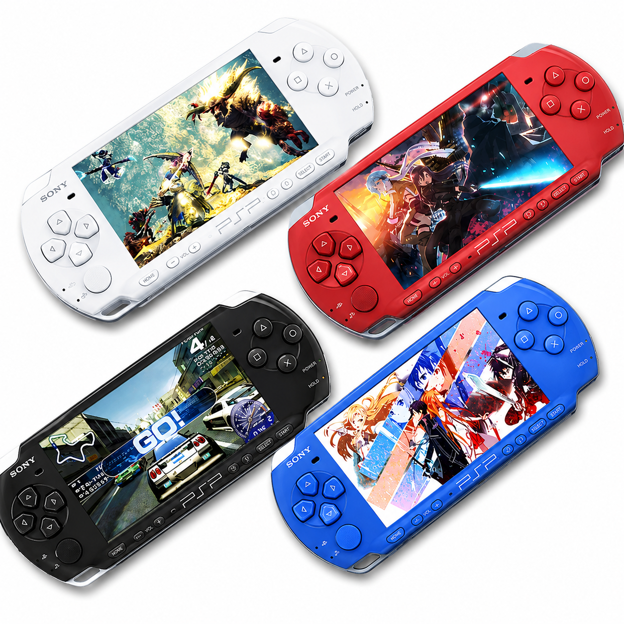 Sony PSP-3006 PlayStation Portable – Console Portable Rétro Reconditionnée avec Jeux