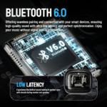 Zombies Cat B19 – Écouteurs Bluetooth TWS avec écran tactile intelligent – Image 5