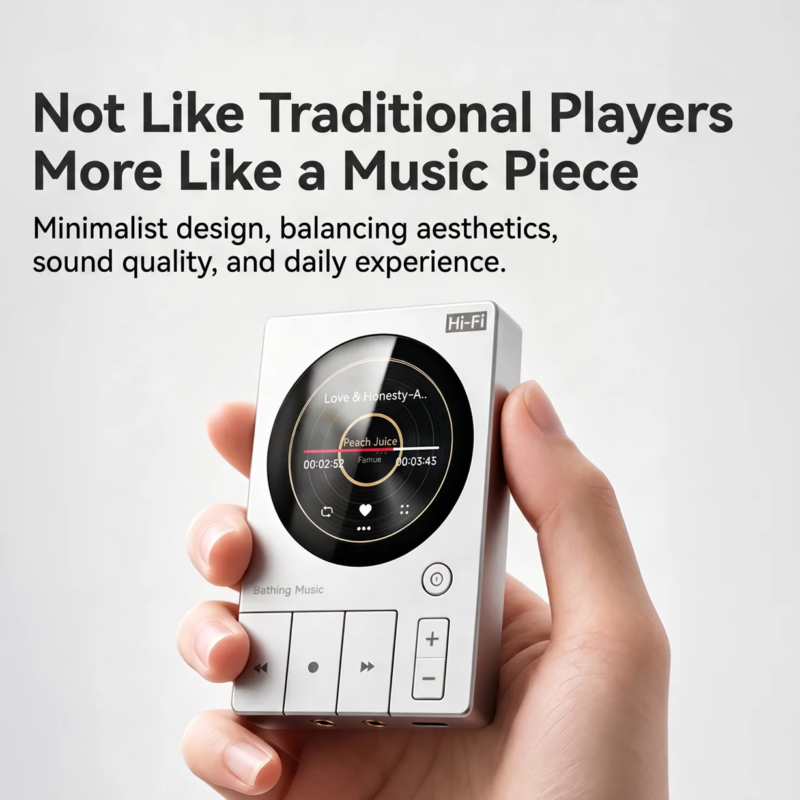 Lecteur MP3 Hi-Fi BF30 Bluetooth 5.3 – DSD256, autonomie 45 h, écran 1,5" – Image 3