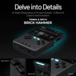 TRIMUI Brick Hammer TG3040 – Console rétro portable en aluminium CNC, écran IPS 3,2″ – Image 3