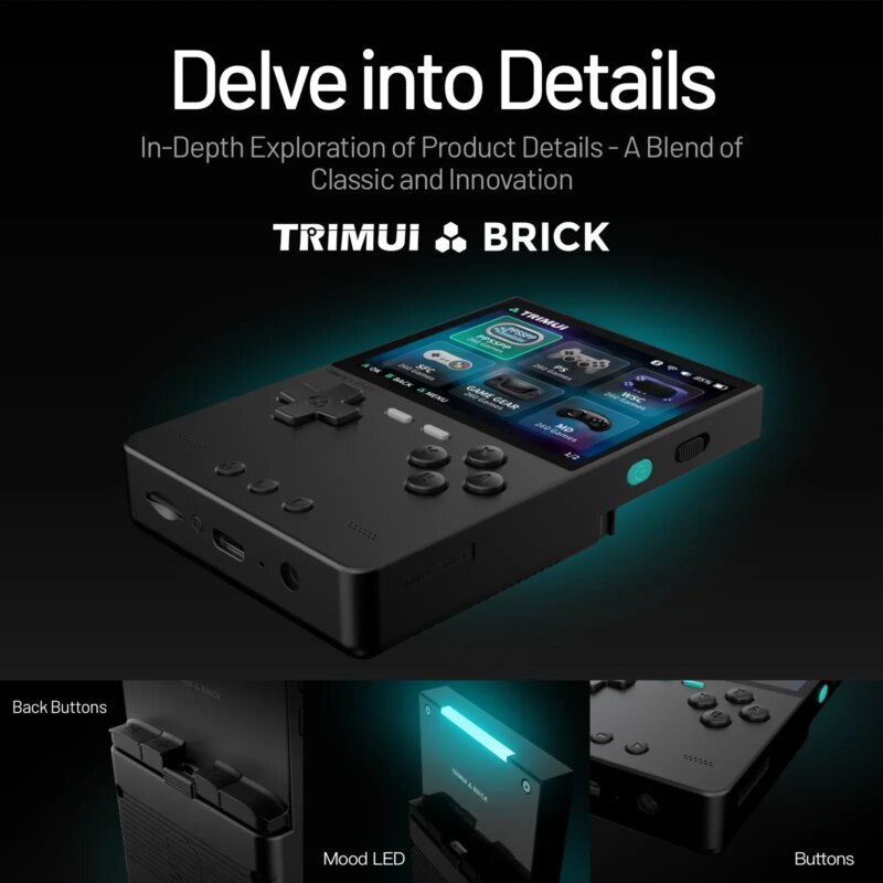 TRIMUI BRICK TG3040 – Console rétro portable 3,2″ IPS Linux – Image 5