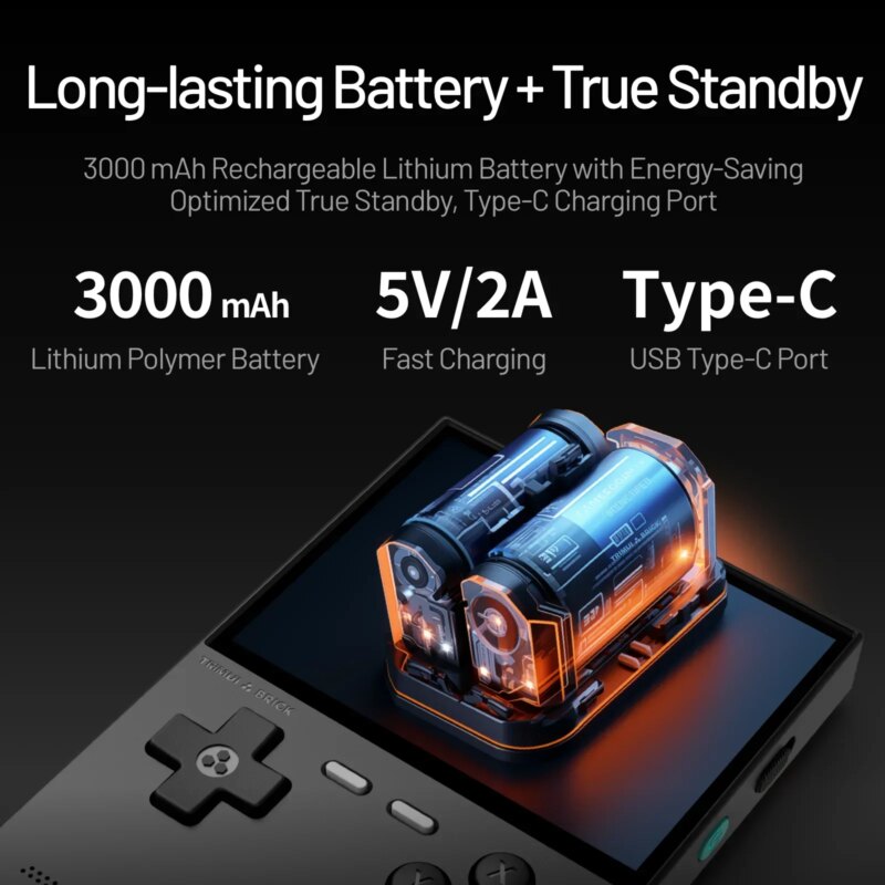 TRIMUI BRICK TG3040 – Console rétro portable 3,2″ IPS Linux – Image 2