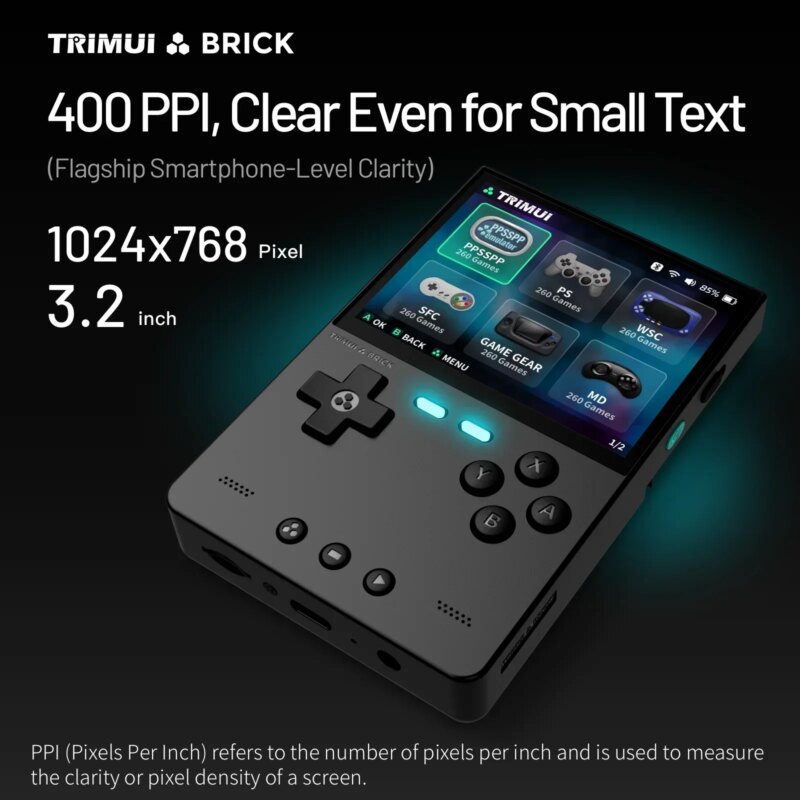 TRIMUI BRICK TG3040 – Console rétro portable 3,2″ IPS Linux – Image 3