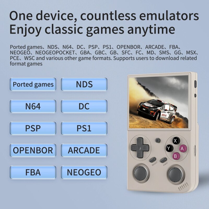 AMPOWN BATLEXP G350 – Console rétro portable 3,5″ IPS, Linux, 64 Go – Image 2
