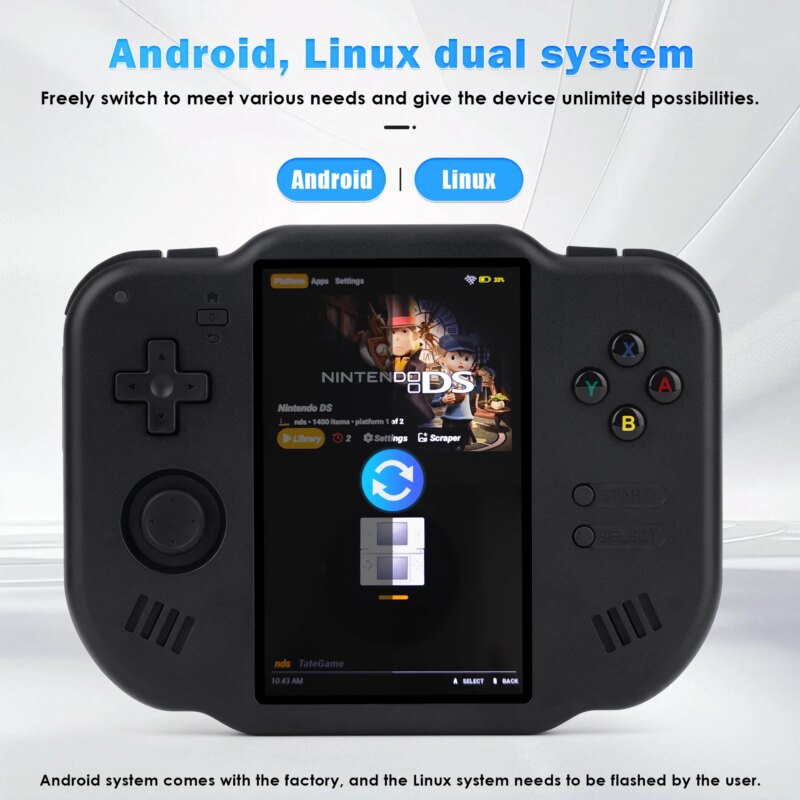 AMPOWN MagicX Mini Zero 40 – Console rétro Android 4″ tactile – Image 5