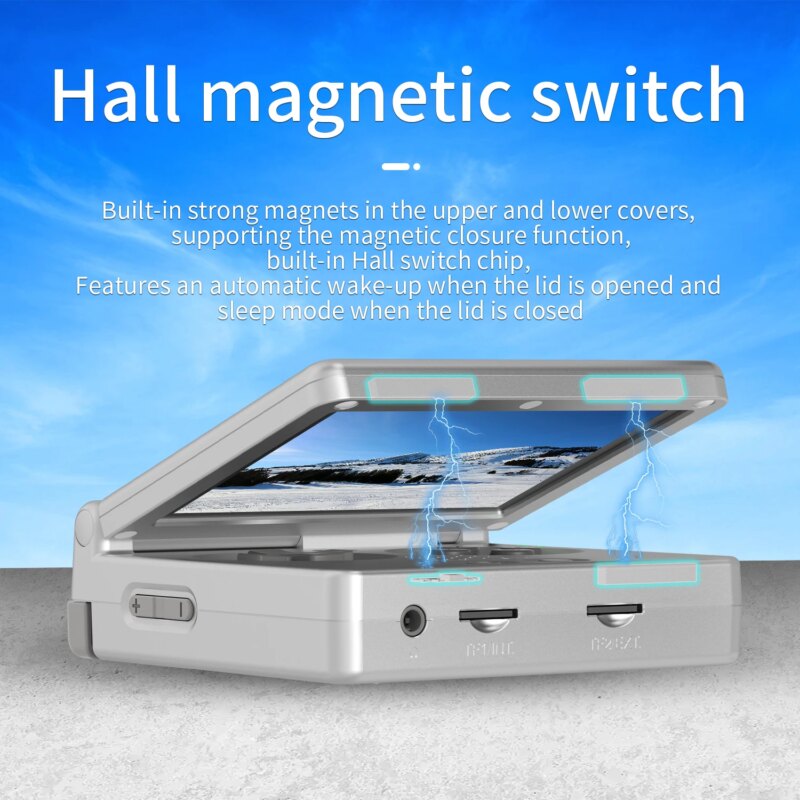 ANBERNIC RG35XXSP Console de jeux rétro pliable 3,5″ IPS – H700, Wi-Fi, Bluetooth et HDMI – Image 4
